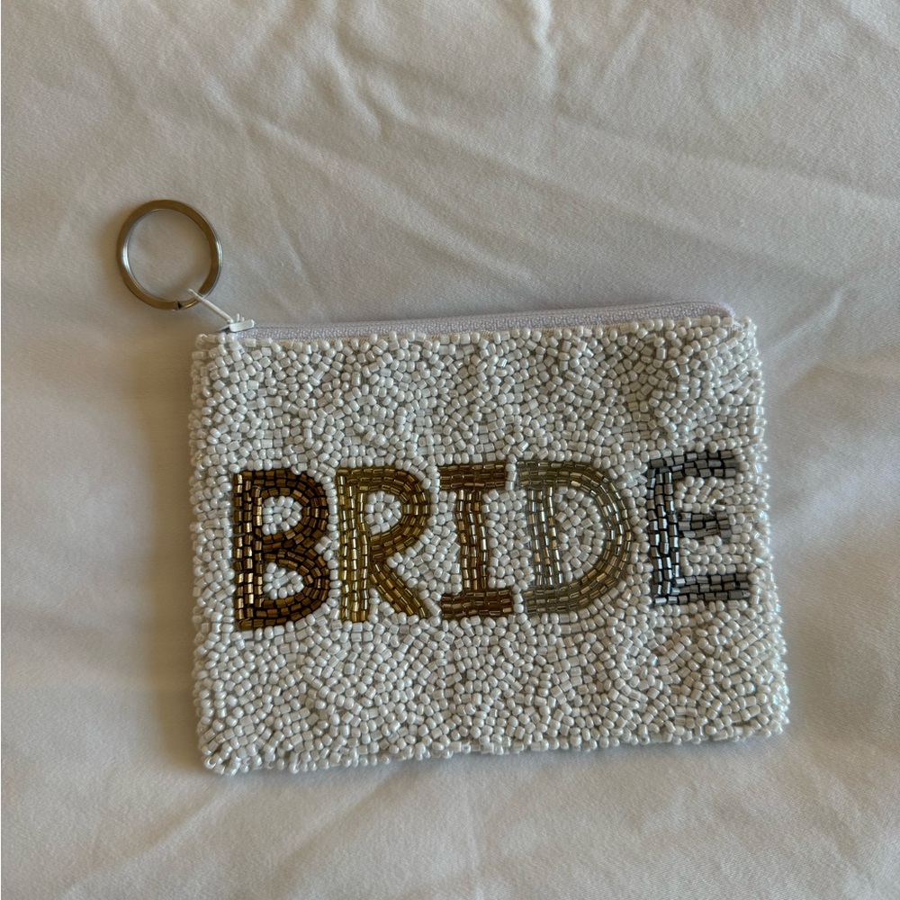 Bride Change Purse with Keychain